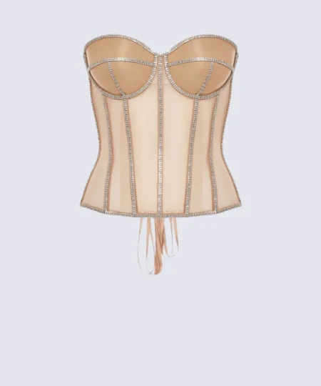 beige form bra corset waisttraine.com