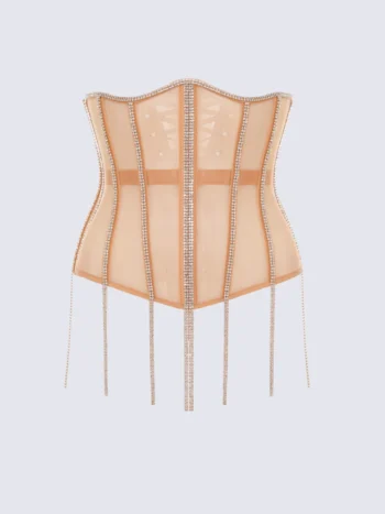 fringe beige cape waisttraine.com
