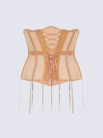 fringe beige cape waisttraine.com