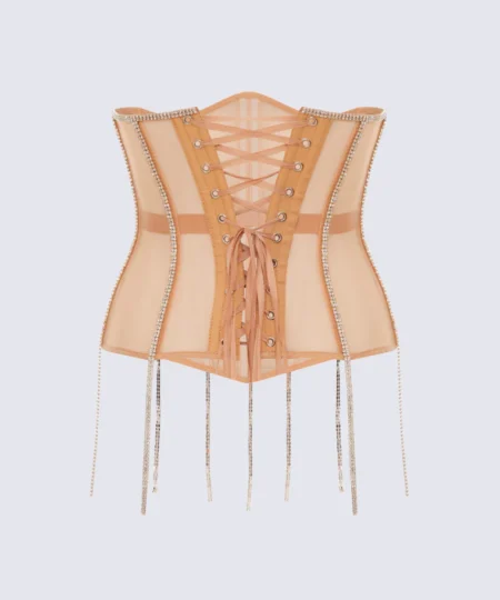 fringe beige cape waisttraine.com