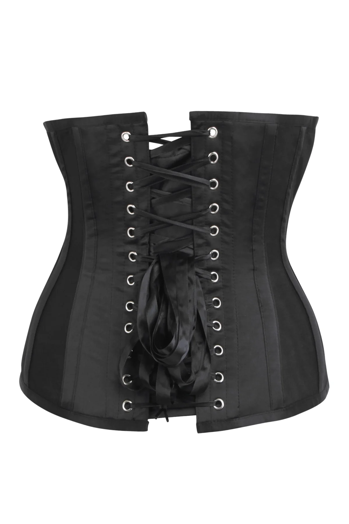 Black Mesh Sequin Corset waisttraine.com