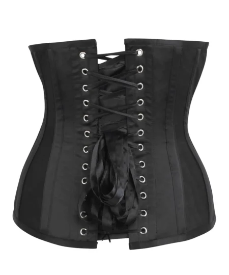 Black Mesh Sequin Corset waisttraine.com