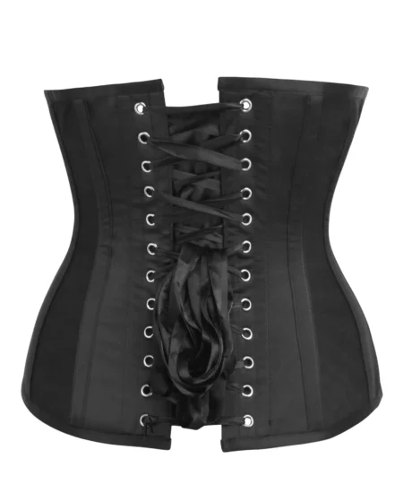 Longline Aqua Corset Sequin And Mesh Panel Underbust waisttraine.com