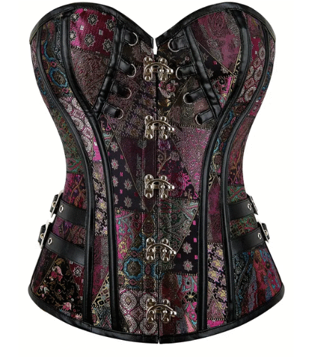 Gothic Strapless Corset Bustier