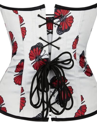 White Satin Corset Top waisttraine.com