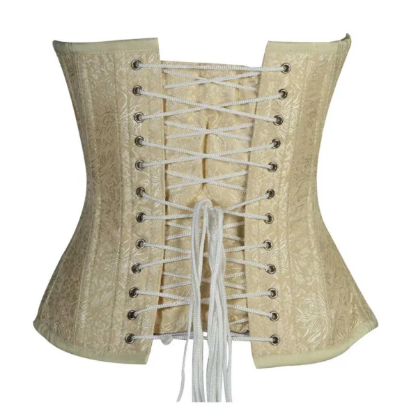 Brocade Corset Zipper Front waisttraine.com