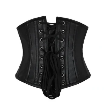 Sexy Leather Waist Cincher Underbust Corset waisttraine.com