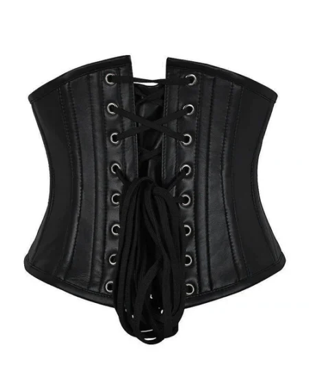 Sexy Leather Waist Cincher Underbust Corset waisttraine.com