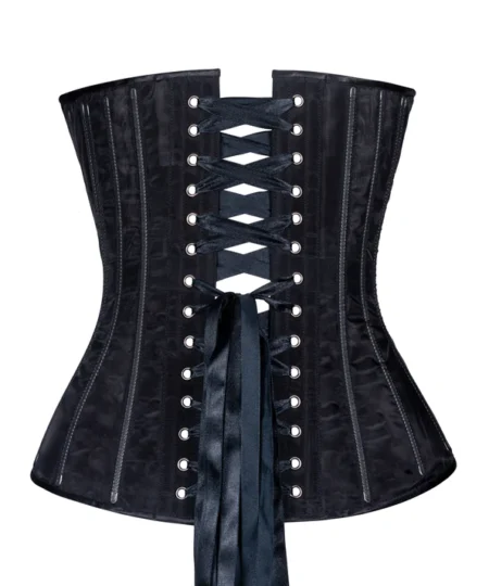 Black Mesh Corset Top waisttraine.com