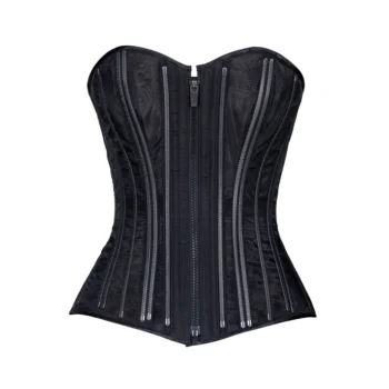 Black Mesh Corset Top waisttraine.com