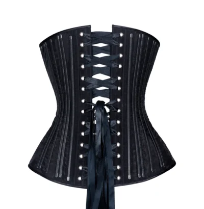 black longline corset waisttraine.com