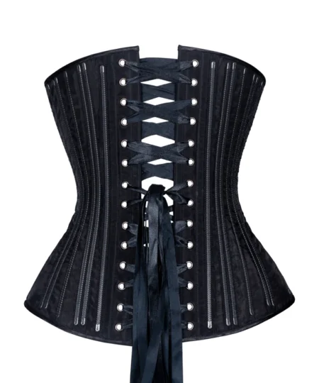 black longline corset waisttraine.com
