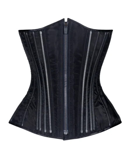 black longline corset waisttraine.com