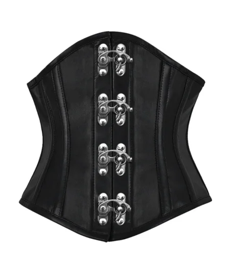 Sexy Leather Waist Cincher Underbust Corset waisttraine.com