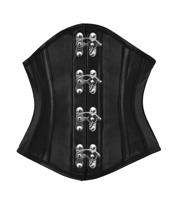 Sexy Leather Waist Cincher Underbust Corset waisttraine.com
