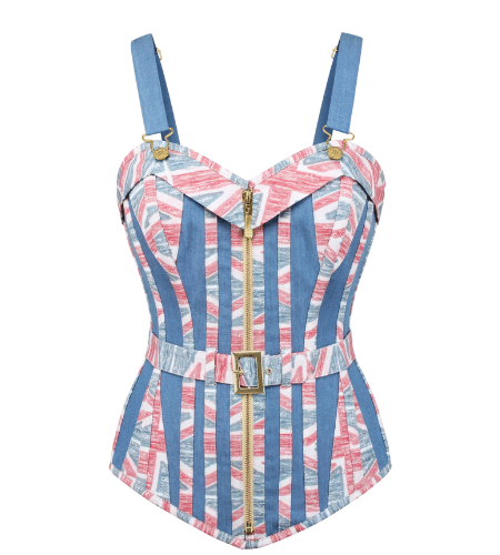 union jack overbust