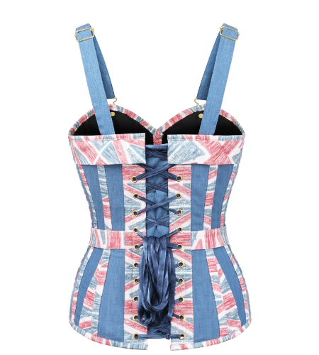 union jack overbust