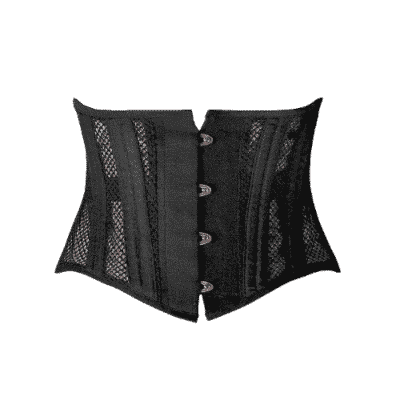mesh short torso corset waisttraine.com