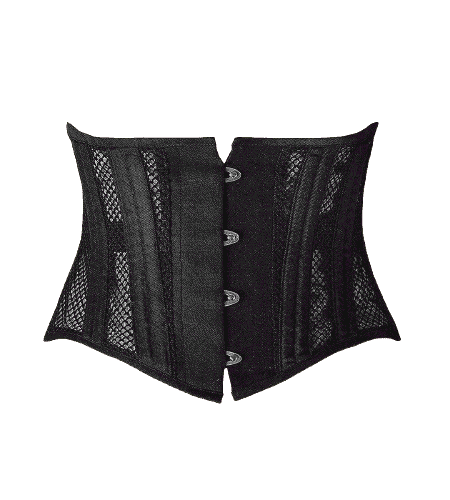 mesh short torso corset waisttraine.com