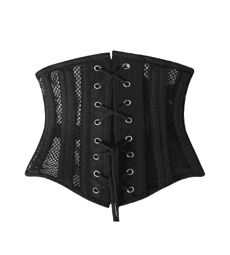 mesh short torso corset waisttraine.com