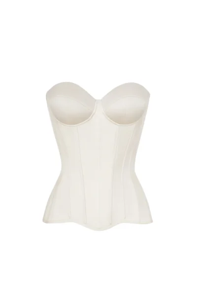 Satin Corset With Cups waisttraine.com