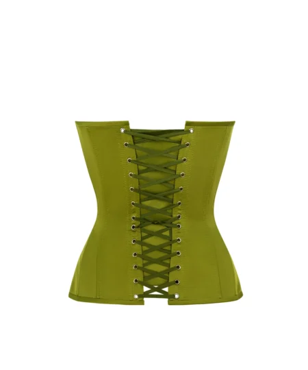 Silky Overbust Satin Corset waisttraine.com