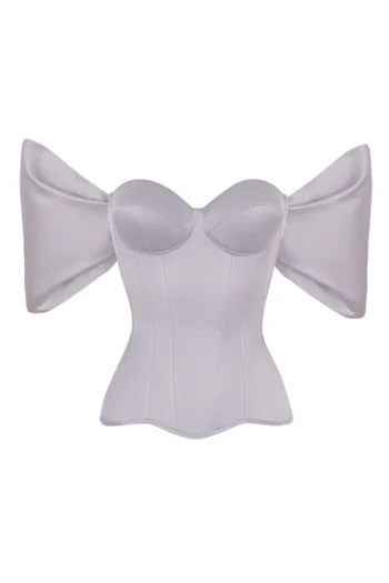 Satin Corset Overbust waisttraine.com