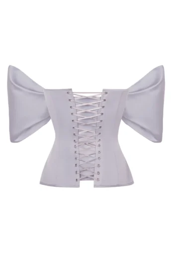 Satin Corset Overbust waisttraine.com