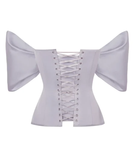Satin Corset Overbust waisttraine.com