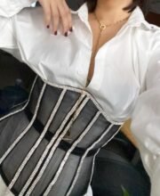 black corset waisttraine.com