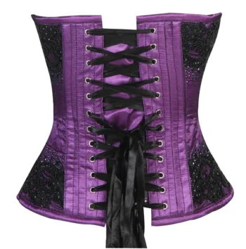 Purple Sequin Corset waisttraine.com