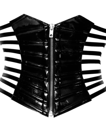 Leather Waist Cincher Fashion Corset waisttraine.com