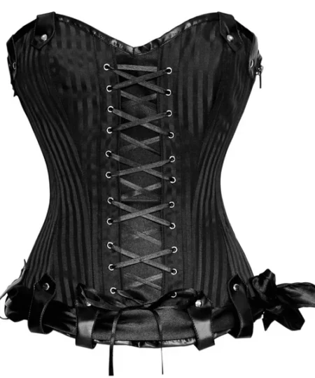 Gothic Fashion Overbust Corset waisttraine.com