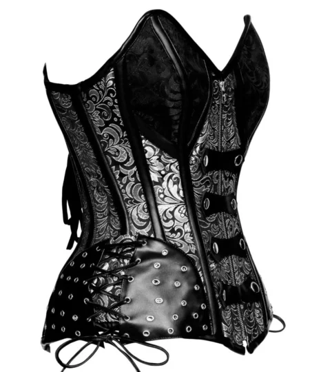 Long Lined Steel Boned Corset waisttraine.com