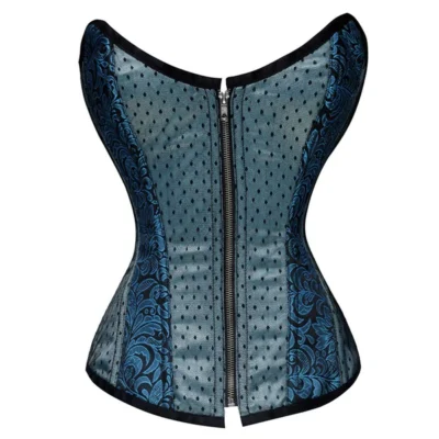Brocade Overbust Fashion Corset waisttraine.com