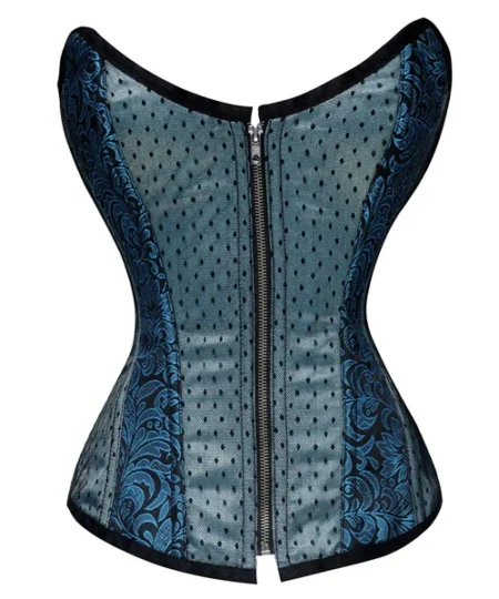 Brocade Overbust Fashion Corset waisttraine.com