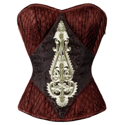 Steampunk Steel Boned Corset waisttraine.com