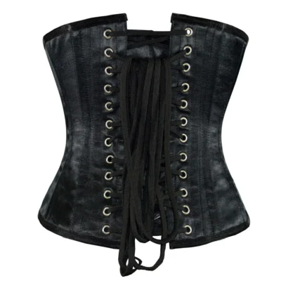 Burning Desire Red Silver Corset Sequin waisttraine.com