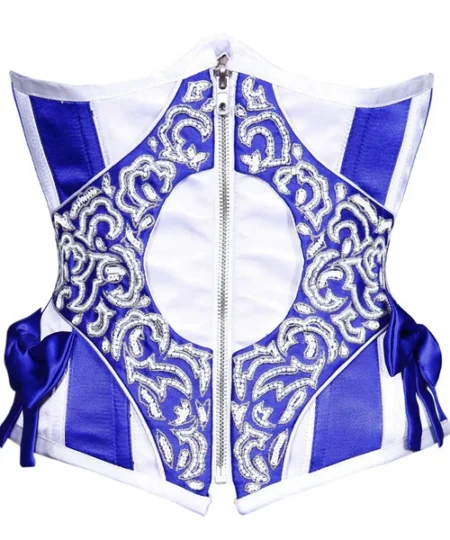 Couture Corset With Zipper waisttraine.com