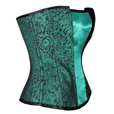 Brocade Strapless Overbust Corset waisttraine.com