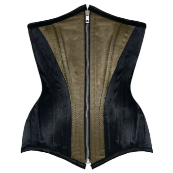 Classy Underbust Waist Training Satin Corset Curvy Boning waisttraine.com