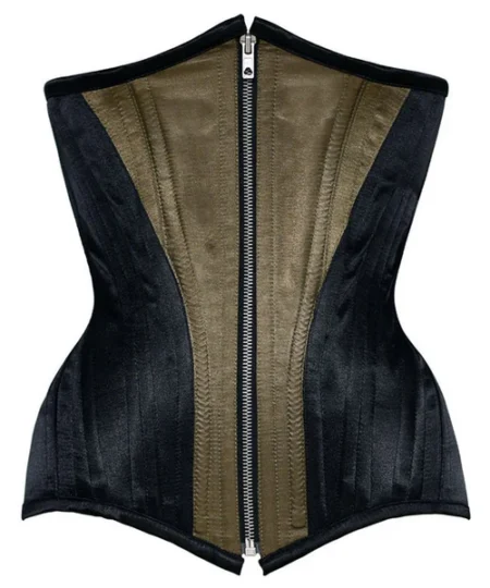 Classy Underbust Waist Training Satin Corset Curvy Boning waisttraine.com