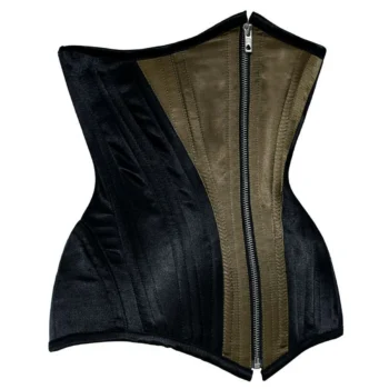 Classy Underbust Waist Training Satin Corset Curvy Boning waisttraine.com