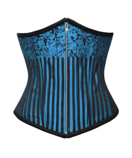 Zipper Front Underbust Corset waisttraine.com