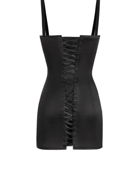 Black Satin Dress