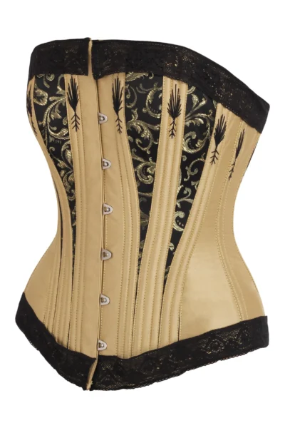 Overbust Corset with Lace and Flossing