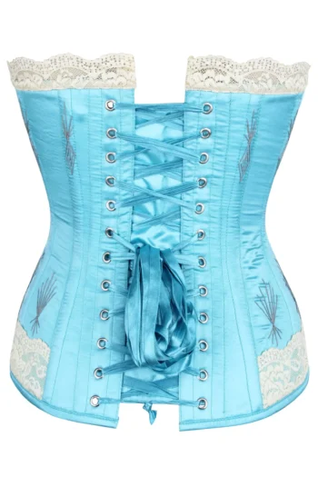 Vintage Style Lace Flossed Corset