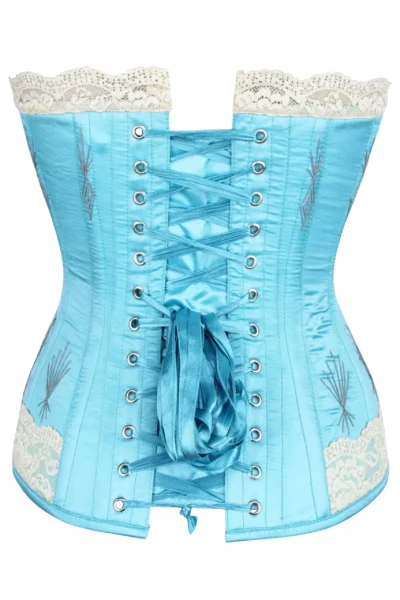 Vintage Style Lace Flossed Corset