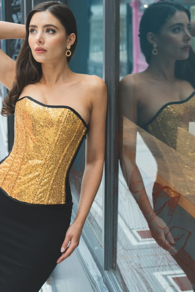 corset sequin waisttraine.com