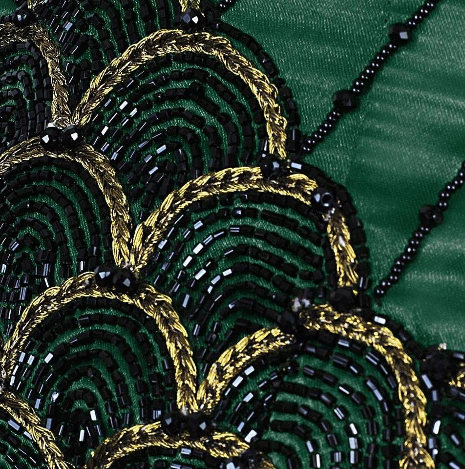 Green Couture Corset waisttraine.com
